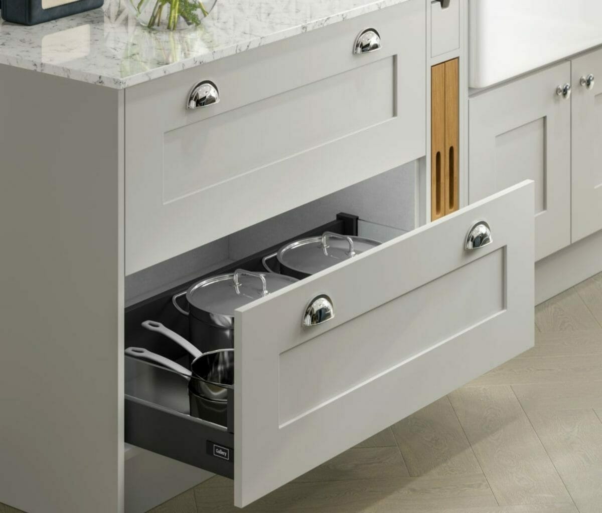 Indigo Pearl Grey Drawer